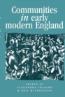 Image for Communities in Early Modern England