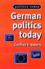 Image for German electoral politics