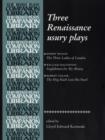 Image for Three Renaissance Usury Plays