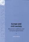Image for Europe and civil society  : movement coalitions and European governance