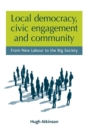 Image for Local Democracy, Civic Engagement and Community