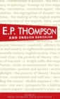 Image for E.P. Thompson and English radicalism