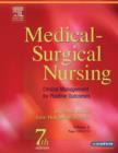 Image for Medical-surgical nursing  : clinical management for positive outcomes