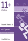 Image for 11+ Maths Rapid Tests Book 1: Year 2, Ages 6-7
