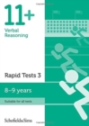 Image for 11+ Verbal Reasoning Rapid Tests Book 3: Year 4, Ages 8-9