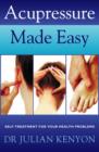 Image for Acupressure made easy  : self-treatment for your health