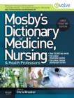 Image for Mosby&#39;s dictionary of medicine, nursing and health professions
