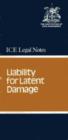 Image for Liability for Latent Damage