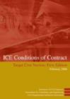 Image for ICE Conditions of Contract Target Cost Version
