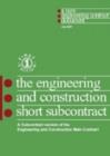 Image for Engineering and Construction Short Subcontract : NEC