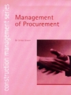 Image for Management of Procurement