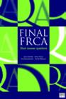 Image for Final FRCA  : the short answer questions