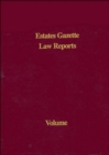 Image for ESTATES GAZETTE LAW REPORTS CUMULATIVE I
