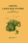 Image for Omotic Language Studies