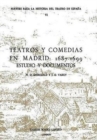 Image for Teatros y Comedias en Madrid: 1687-1699