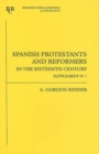 Image for Spanish Protestants and Reformers in the Sixteenth Century : a bibliography Supplement No l