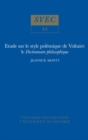 Image for Etude sur le Style Polemique de Voltaire