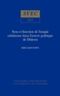 Image for Sens et fonction de l&#39;utopie tahitienne dans l&#39;œuvre politique de Diderot