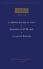Image for La diffusion de Locke en France; Traduction au XVIIIe siecle; Lectures de Rousseau