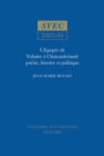 Image for L’Epopee de Voltaire a Chateaubriand : poesie, histoire et politique