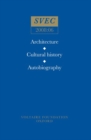 Image for Architecture, Cultural History, Autobiography