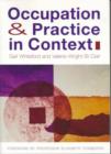 Image for Occupation &amp; practice in context