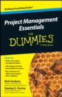 Image for Project management essentials for dummies