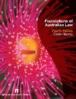 Image for Foundations of Australian Law