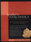Image for Speakers sourcebook II  : quotes, stories and anecdotes for every occasion