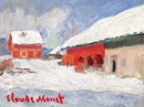 Image for Monet Red Barns in Norway Boxed Holiday Full Notecards