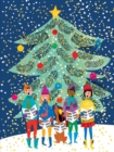 Image for Christmas Carolers Large Embellished Holiday Notecards