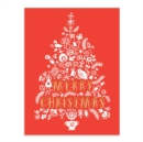 Image for Festive Folk Tree Embellished Notecards