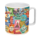 Image for Troy Litten Vintage Travel Labels Boxed Mug