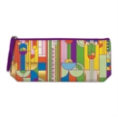 Image for Frank Lloyd Wright Saguaro Cactus and Forms Handmade Embroidered Pencil Pouch
