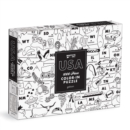 Image for Maptote USA Color-In 1000 Piece Puzzle