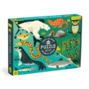 Image for Land &amp; Sea Predators 100 Piece Double-Sided Puzzle