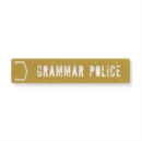 Image for Grammar Police Metal Bookmark Stencil