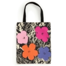 Image for Warhol Flowers Canvas Tote Bag - Pink