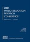 Image for 2003 Physics Education Research Conference