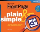 Image for Microsoft FrontPage version 2002 plain &amp; simple
