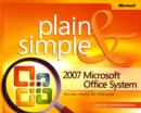 Image for 2007 Microsoft Office System plain &amp; simple
