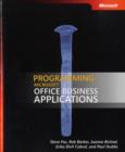 Image for Programming Microsoft Office Business Applications