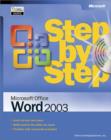 Image for Microsoft Office Word 2003 step by step