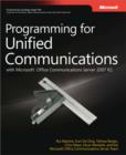 Image for Programming for unified communications with Microsoft Office Communications Server 2007 R2