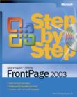 Image for Microsoft Office Frontpage 2003 step by step