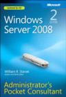 Image for Windows server 2008 administrator&#39;s pocket consultant