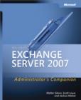 Image for Microsoft Exchange server 2007 administrator&#39;s companion