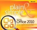 Image for Microsoft Office 2010 plain &amp; simple