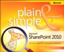 Image for Microsoft SharePoint 2010 plain &amp; simple