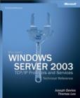 Image for Microsoft Windows.Net Server: TCP/IP protocols and services